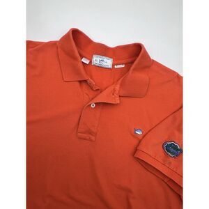 Men's Florida Gators Southern Tide The Skipjack Polo Shirt Orange‎ Golf Size XL